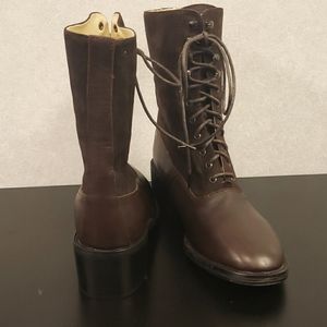 Brown leather boots from Spiegel